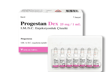 PROGESTAN DEX 25 MG / 1 ML I.M. /S.C. ENJEKSIYONLUK COZELTI (7 FLAKON)